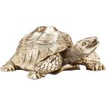 Goldene KARE DESIGN Dekofiguren Schildkröten aus Kunststoff 