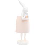 Rosa KARE DESIGN White LED Tischleuchten Hasen aus Metall 