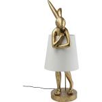 KARE Tischleuchte Animal Rabbit gold/weiß 88cm (52523)