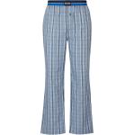 Hellblaue Karierte Streetwear HUGO BOSS BOSS Pyjamahosen & Schlafhosen aus Baumwolle für Herren Größe L 