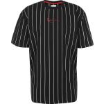 Karl Kani Herren T-Shirt Small Signature Pinstripe black/white M