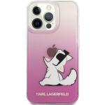Pinke Karl Lagerfeld iPhone 13 Pro Max Hüllen aus Kunststoff 