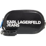 Reduzierte Schwarze Vintage Karl Lagerfeld Damenumhängetaschen aus Textil 