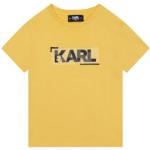 Gelbe Karl Lagerfeld Kinder-T-Shirts für Babys 