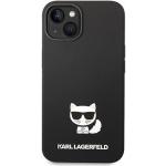 Schwarze Karl Lagerfeld iPhone 14 Hüllen 