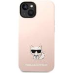 Pinke Karl Lagerfeld iPhone 14 Hüllen 