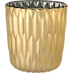 Goldene Moderne Kartell Vasen & Blumenvasen aus Kunststoff 