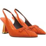 Orange Kat Maconie High-Heel Pumps Orangen aus Leder für Damen Größe 39 