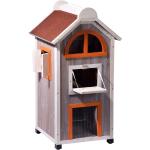 Katzenhaus Fancy Cat aus Holz für draußen und drinnen FSC®