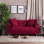 Rote Sofaüberwürfe & Sofahussen aus Polyester maschinenwaschbar 