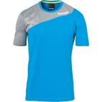 Blaue Kurzärmelige Atmungsaktive Kempa Handball Trikots aus Polyester Größe S 
