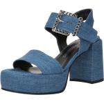 Kennel & Schmenger Damen Sandale 'MILA' blue denim / silber, Größe 42, 16236700