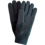 Graue Klassische Kessler Strick-Handschuhe aus Wolle für Herren Größe L 