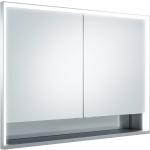 Keuco Royal Lumos Wandeinbau Spiegelschrank 105 x 73,5 cm, 2 Türen, offene Ablage, CH Version