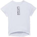 Weiße HUGO BOSS HUGO Kinder-T-Shirts aus Baumwolle für Mädchen 