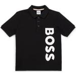Schwarze Print HUGO BOSS BOSS Kinderpoloshirts & Kinderpolohemden aus Baumwolle für Jungen 