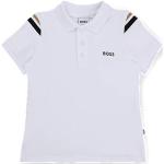 Weiße HUGO BOSS BOSS Kinderpoloshirts & Kinderpolohemden aus Baumwolle für Jungen Größe 74 