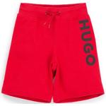 Rote Print HUGO BOSS HUGO Kurze Kinderhosen & Kindershorts aus Baumwolle für Jungen 
