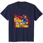 Klassische Feuerwehrmann Sam Rundhals-Auschnitt Kinder-T-Shirts 