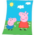 Bunte Peppa Wutz Kinderdecken Schweine aus Polyester 