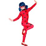 Rote Gepunktete Klassische Miraculous – Geschichten von Ladybug und Cat Noir Kinderfaschingskostüme trocknergeeignet Größe 104 