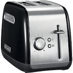 Schwarze KitchenAid Toaster aus Stahl 