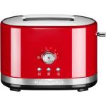 Rote KitchenAid Toaster aus Metall 