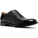 Schwarze Klassische ALBERTO FASCIANI Oxford Schuhe Schnürung aus Leder für Herren Größe 42,5 