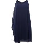Marineblaue Ärmellose Sheego Frühlingskleider aus Polyester für Damen Größe XL 