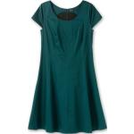 Dunkelgrüne Sheego Knielange Abendkleider & festliche Kleider aus Elastan für Damen Größe L Große Größen 