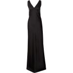 Schwarze Ärmellose Joop! Maxi V-Ausschnitt Abendkleider & festliche Kleider aus Polyester für Damen Größe XS 