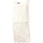 Offwhite Ärmellose Patrizia Dini Mini Partykleider aus Polyester für Damen Größe XL 
