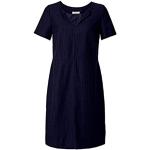 Dunkelblaue Kurzärmelige Sheego Kleider mit Ärmel aus Polyester für Damen 