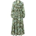Grüne Boho Lieblingsstück V-Ausschnitt Sommerkleider aus Baumwolle maschinenwaschbar für Damen Größe XL 