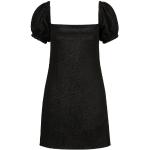 Schwarze HUGO BOSS HUGO eckigem Ausschnitt Abendkleider & festliche Kleider aus Elastan für Damen Größe S 