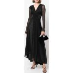 Schwarze Talbot Runhof V-Ausschnitt Abendkleider & festliche Kleider aus Elastan für Damen Größe M 