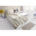 Beige Kleine Wolke Belfiore Bettwäsche & Bettbezüge aus Mako Satin 135x200 cm 2 Teile 