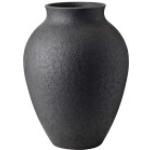 Schwarze 27 cm Vasen & Blumenvasen aus Keramik 