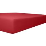 Rote Kneer Spannbettlaken & Spannbetttücher aus Jersey 200x200 cm 1 Teil 
