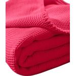 Rote Kneer Kuscheldecken & Wohndecken aus Baumwolle trocknergeeignet 220x240 cm 