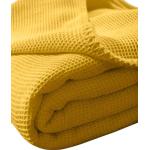 Gelbe Kneer Kuscheldecken & Wohndecken aus Baumwolle trocknergeeignet 150x210 cm 