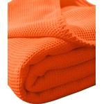 Orange Kneer Kuscheldecken & Wohndecken Orangen aus Baumwolle trocknergeeignet 150x210 cm 