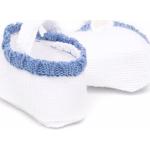 Reduzierte Weiße La Stupenderia Lauflernschuhe aus Baumwolle für Babys Größe 17 