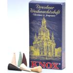Knox, Duftkerzen, Dresdner Weihnachtsduft, blau - 24 Stk. gemischt