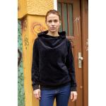 Schwarze Nachhaltige Kapuzenpullover Deutschland aus Nicki Größe XS 