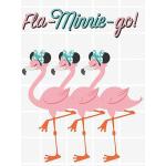 Bunte Komar Entenhausen | Micky Maus & Freunde Minnie Maus Poster Flamingo 