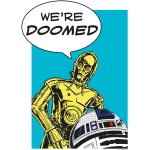 Komar Poster »Star Wars Classic Comic Quote Droids«, Star Wars, (1 St.)