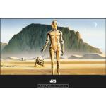 Komar Poster »Star Wars Classic RMQ Droids«, Star Wars, (1 St.)