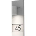 Silberne Konstsmide Hausnummern beleuchtet & Hausnummernleuchten aus Glas 
