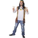 Hippie Hippie Kostüme für Herren Größe XXL zum Festival 